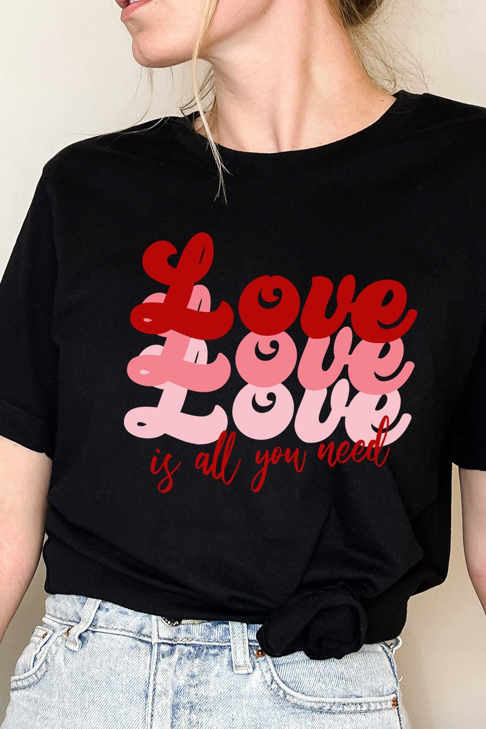 Love is All You Need Graphic T-Shirt Graphic Tees JT's Designer Fashion