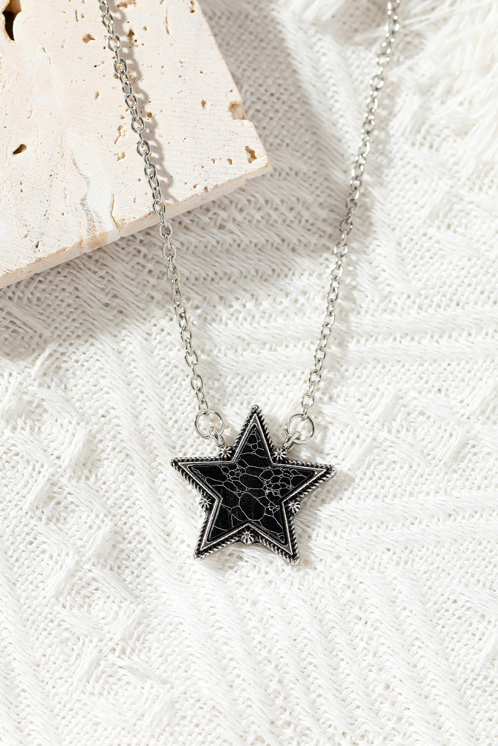 Black Star Pendant Necklace Jewelry JT's Designer Fashion