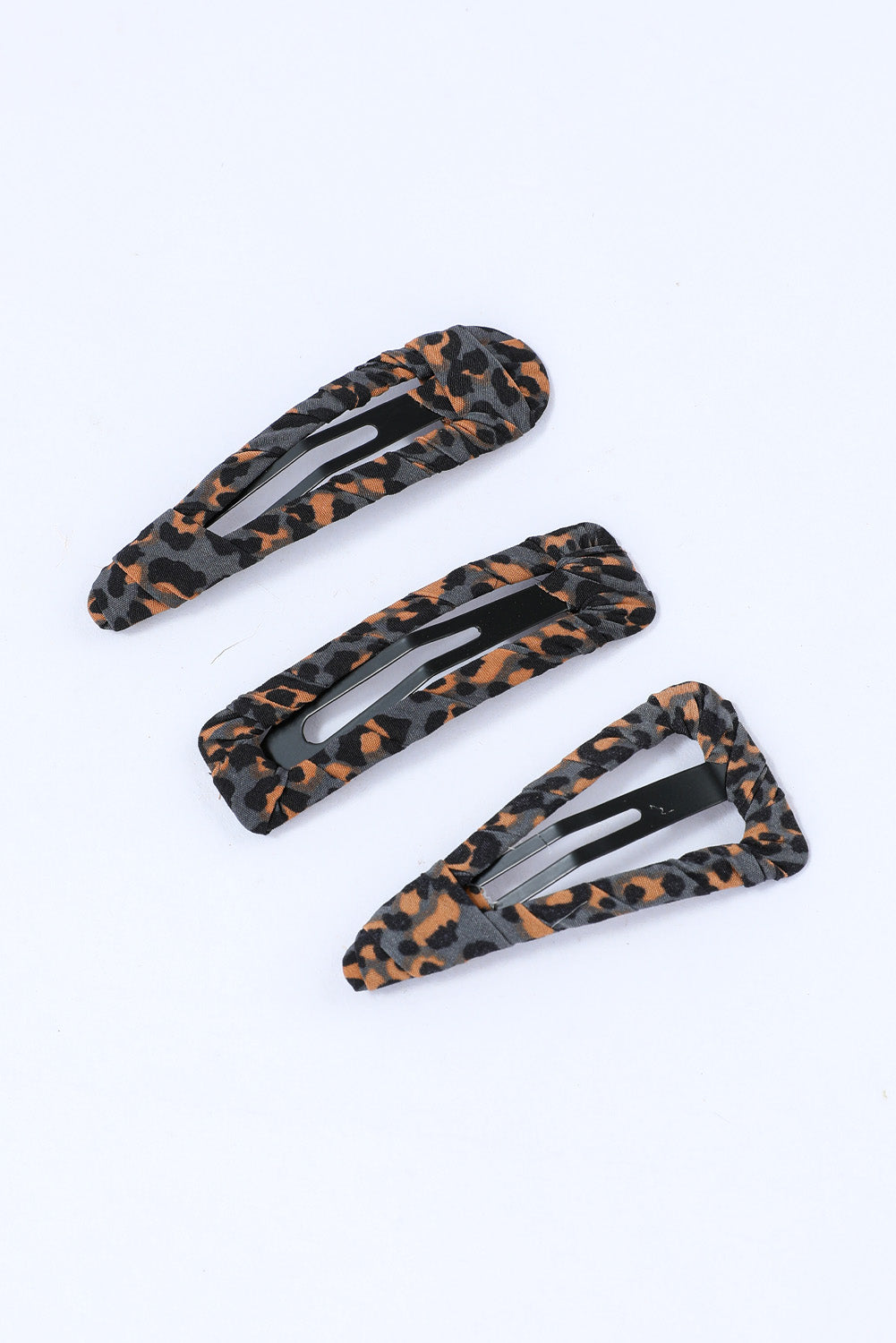 Leopard 3pcs Large Hair Clip Set Headwear JT's Designer Fashion