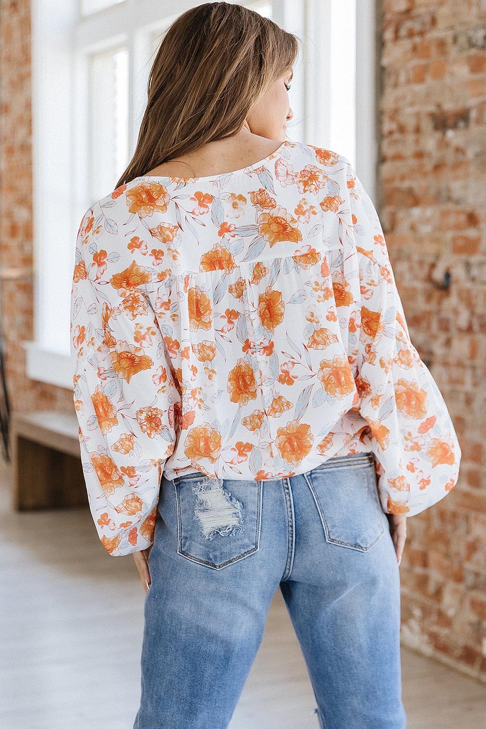 FLORAL BOHO BLOUSE