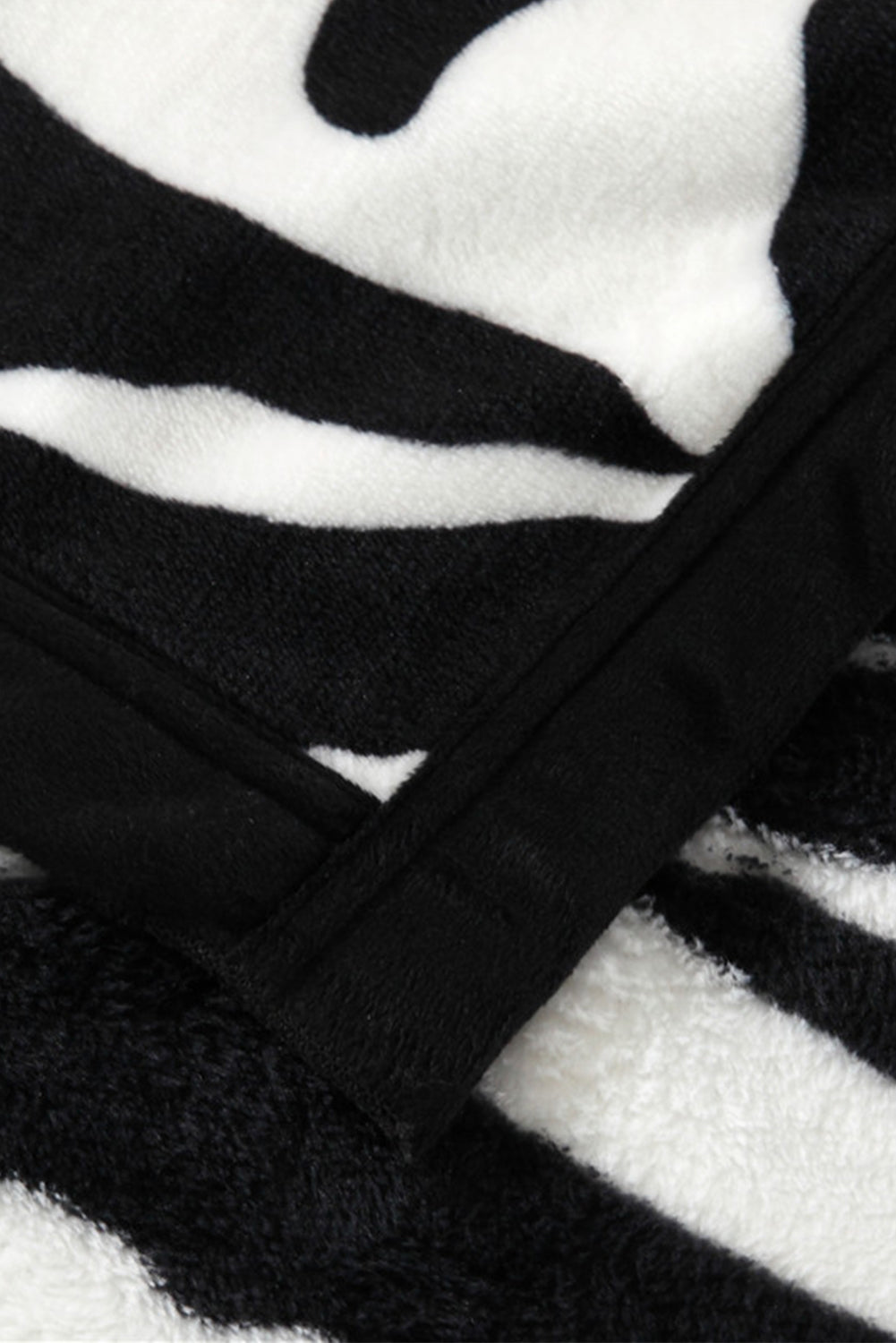 Black Animal Stripe Pattern Large Blanket 200*150cm Other Accessories JT's Designer Fashion