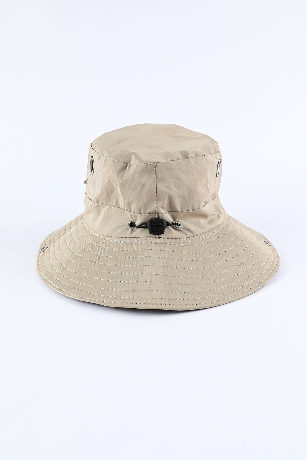 Khaki Quick Dry Fisherman Hat with Drawstring Hats & Caps JT's Designer Fashion