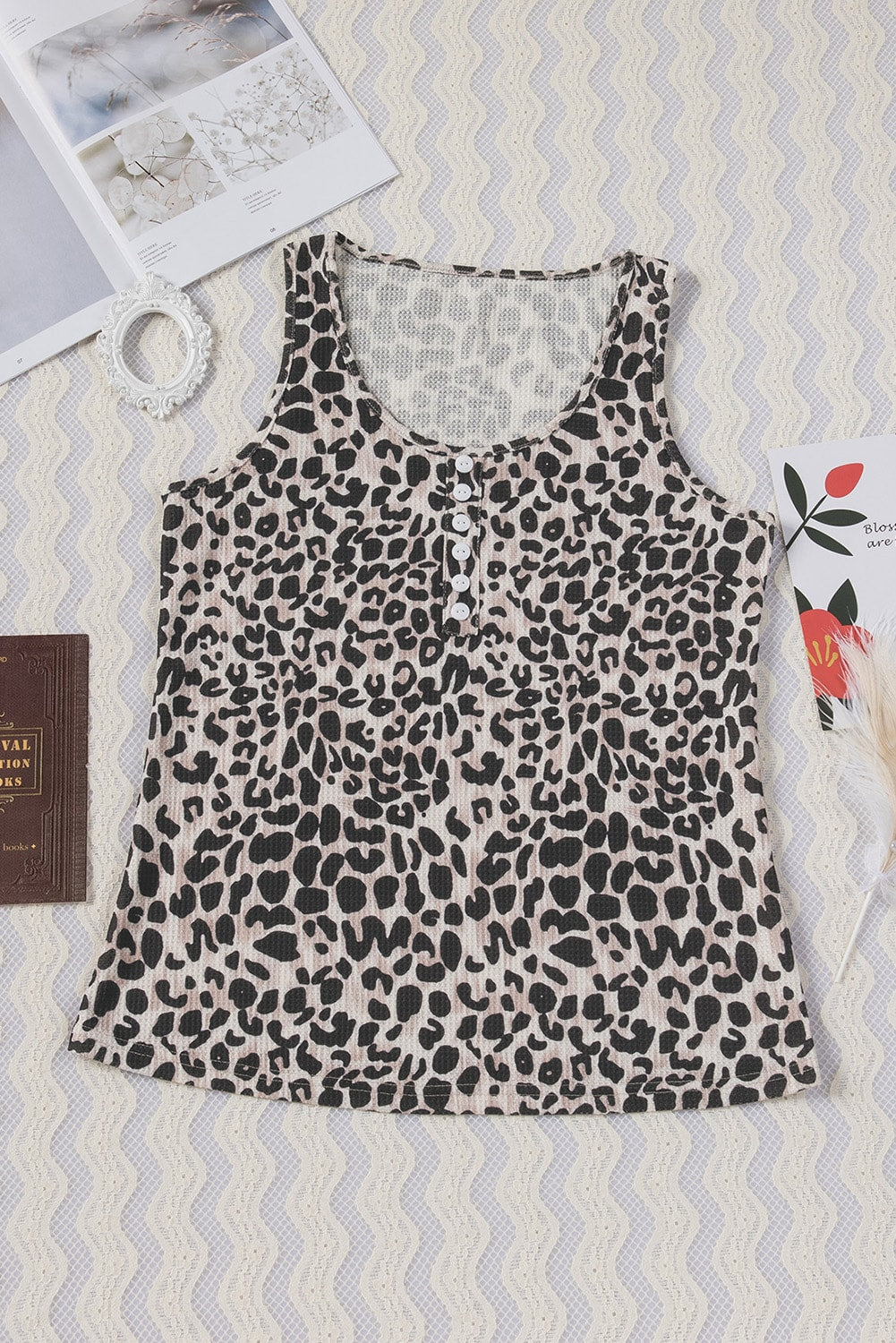 Leopard Tank Top Tank Tops JT's Designer Fashion