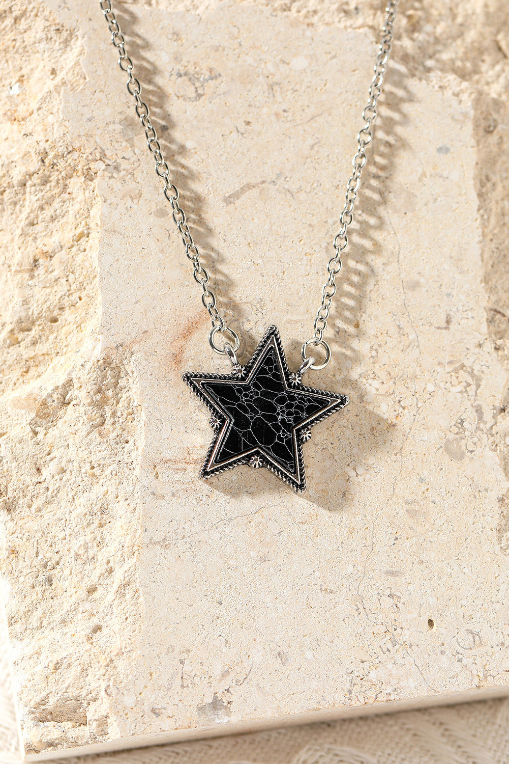 Black Star Pendant Necklace Jewelry JT's Designer Fashion