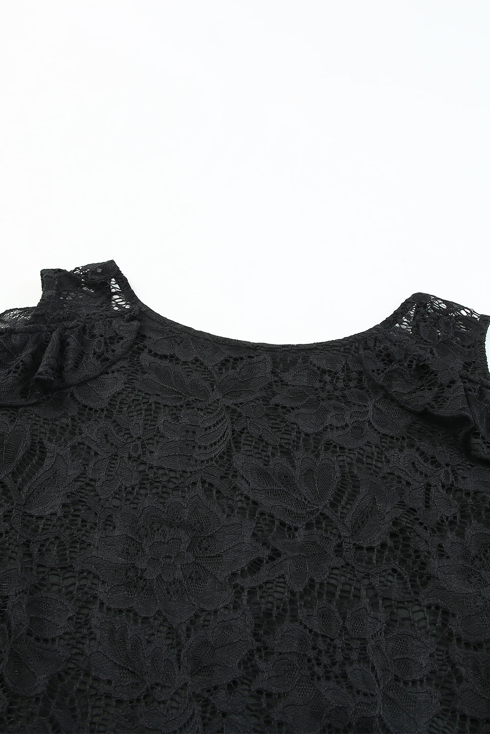 Black Cold Shoulder Lace Plus Size Dress Plus Size Dresses JT's Designer Fashion