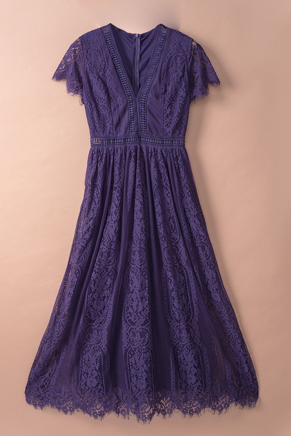 Violet Blue Fill Your Heart Lace Maxi Dress Maxi Dresses JT's Designer Fashion