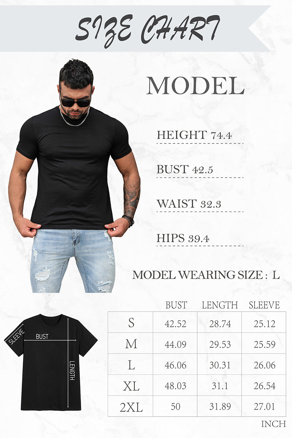 Black Camo Skull Letter Printed Muscle Fit Men's T Shirt Men's Tops JT's Designer Fashion