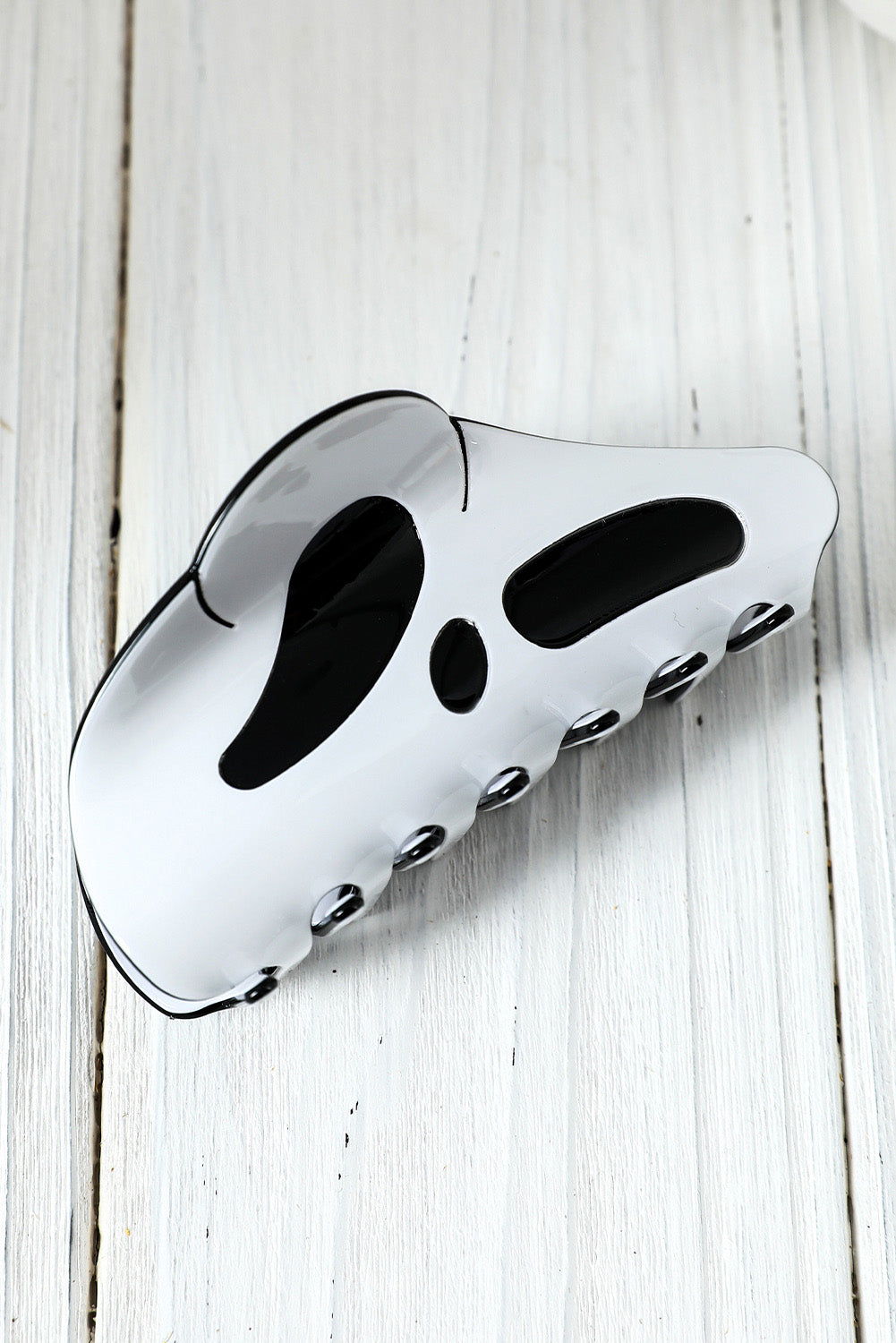 Bright White Halloween Ghost Hair Claw Clip Headwear JT's Designer Fashion