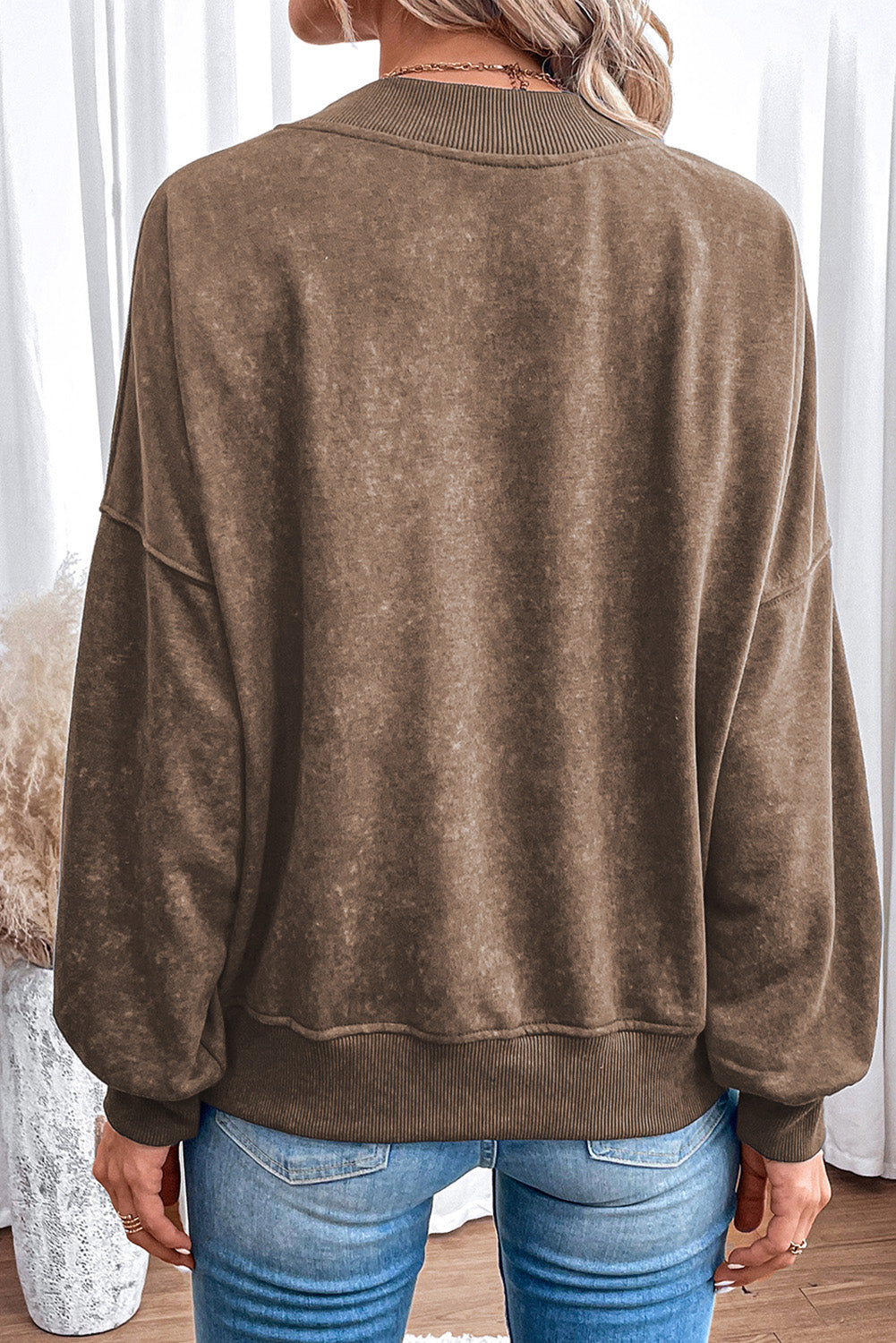 Brown HOWDY Western Fashion Graphic Sweatshirt Graphic Sweatshirts JT's Designer Fashion