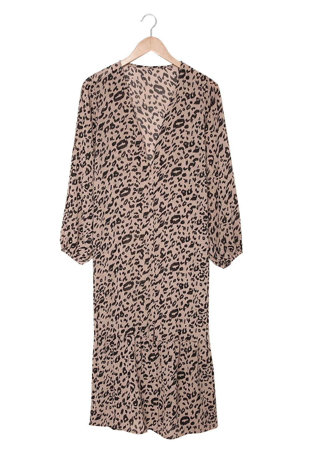 Leopard Print Duster Kimono Kimonos JT's Designer Fashion