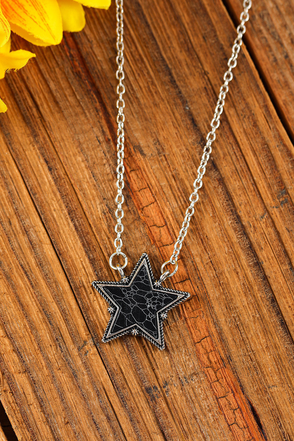 Black Star Pendant Necklace Jewelry JT's Designer Fashion