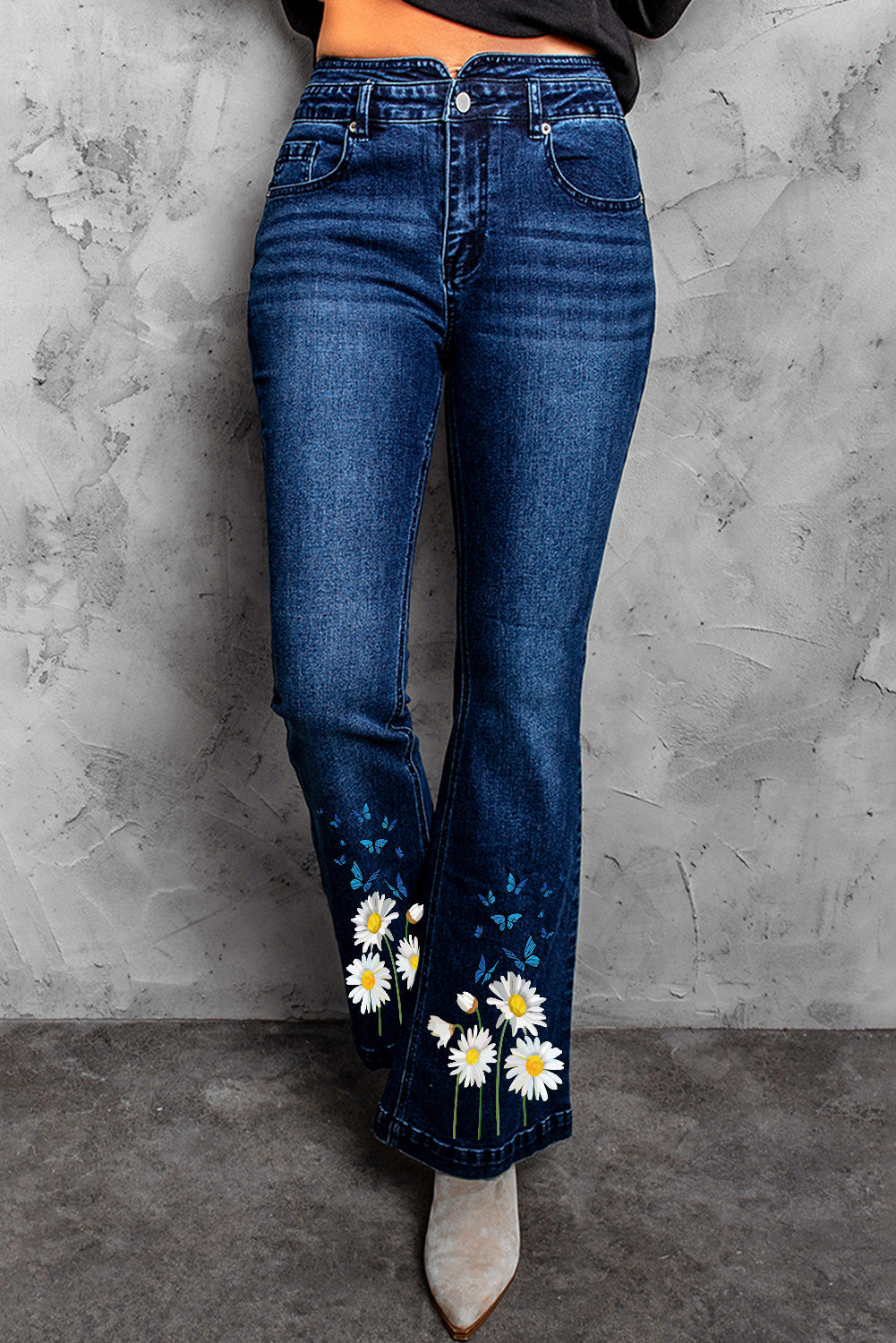 High Rise Flared Jeans Jeans JT's Designer Fashion