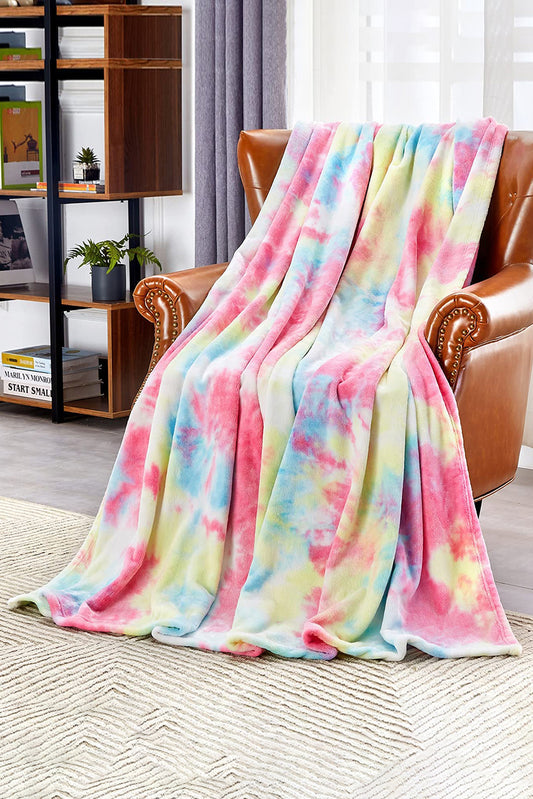 Multicolour Tie-Dye Blanket 150*200cm Other Accessories JT's Designer Fashion