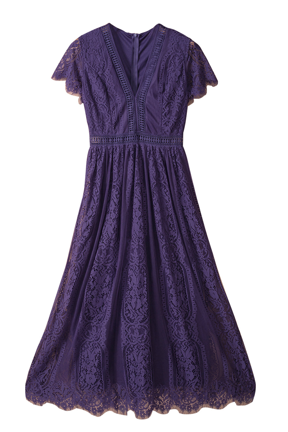 Violet Blue Fill Your Heart Lace Maxi Dress Maxi Dresses JT's Designer Fashion