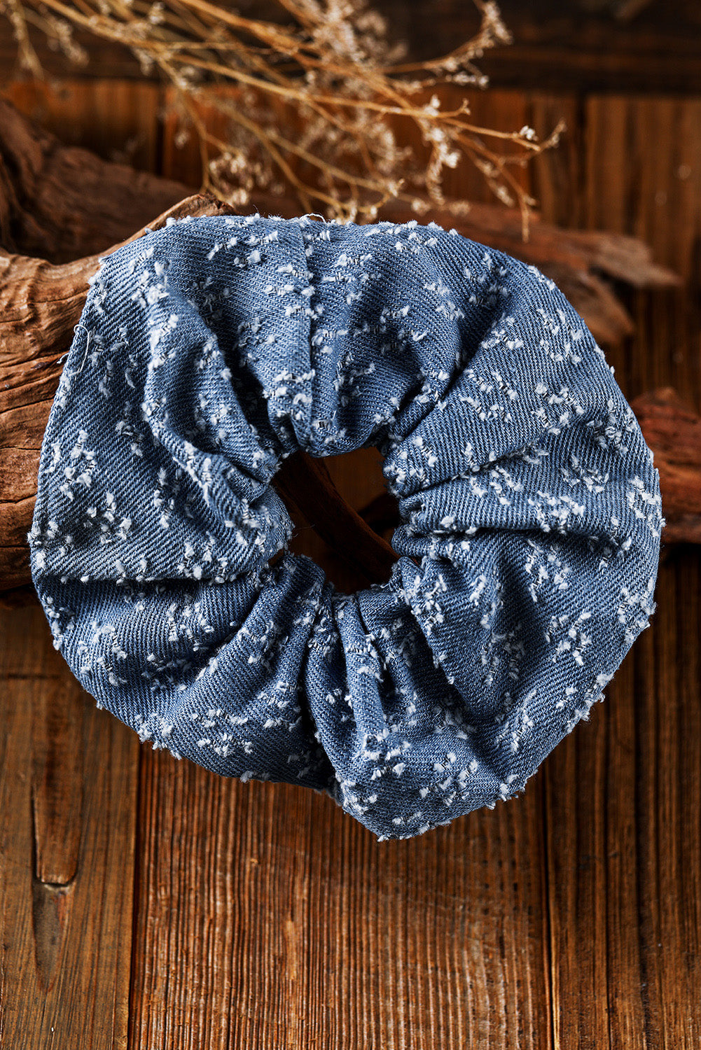 Ashleigh Blue Vintage Denim Brushed Scrunchie Headwear JT's Designer Fashion