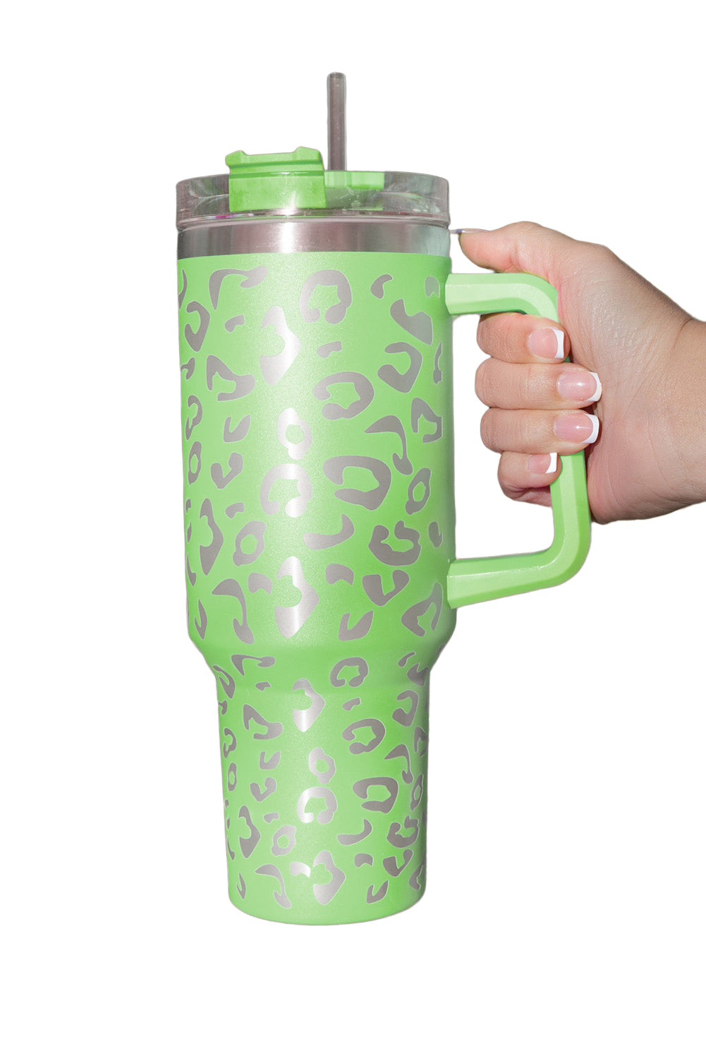 Green Leopard Spotted 304 Stainless Double Insulated Cup 40oz Tumblers JT's Designer Fashion