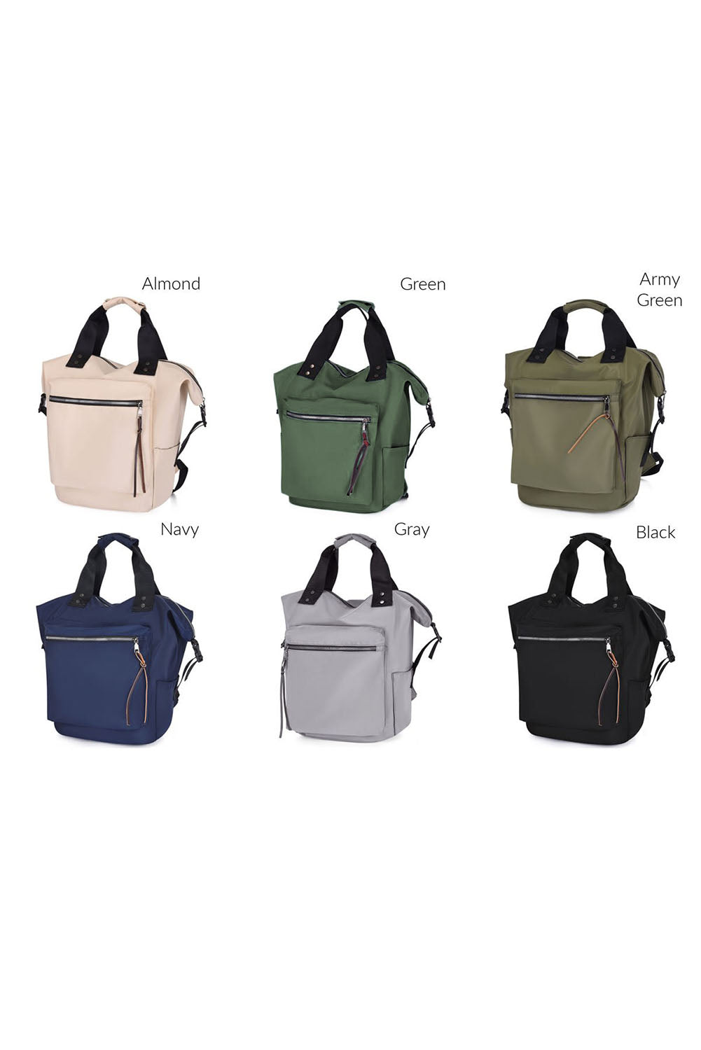 Green Multi-pockets Large Capacity Backpack 24*15*40cm Backpacks JT's Designer Fashion