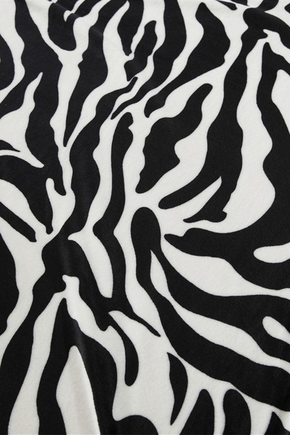 Black Animal Stripe Pattern Large Blanket 200*150cm Other Accessories JT's Designer Fashion