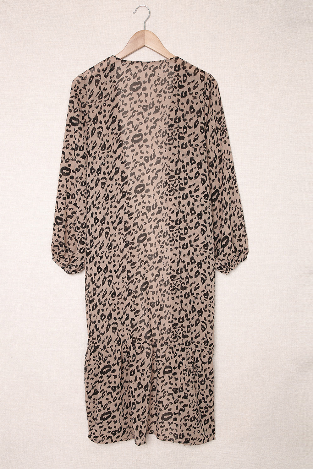 Leopard Print Duster Kimono Kimonos JT's Designer Fashion