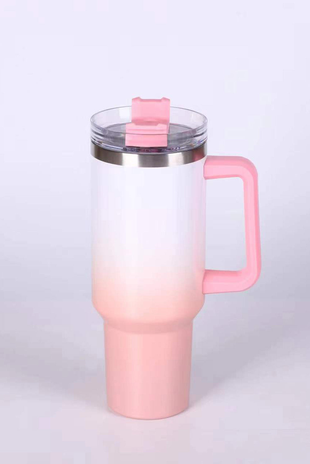 Pink Gradient Color Handled 304 Stainless Steel Vacuum Cup Tumblers JT's Designer Fashion