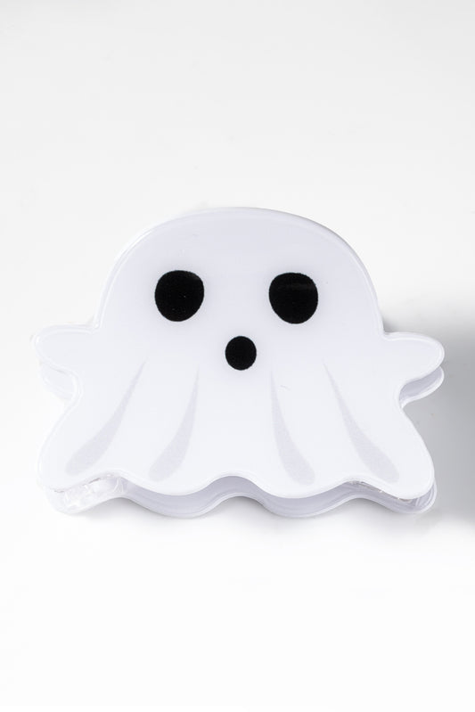 Bright White Halloween Cute Ghost Claw Clip Headwear JT's Designer Fashion