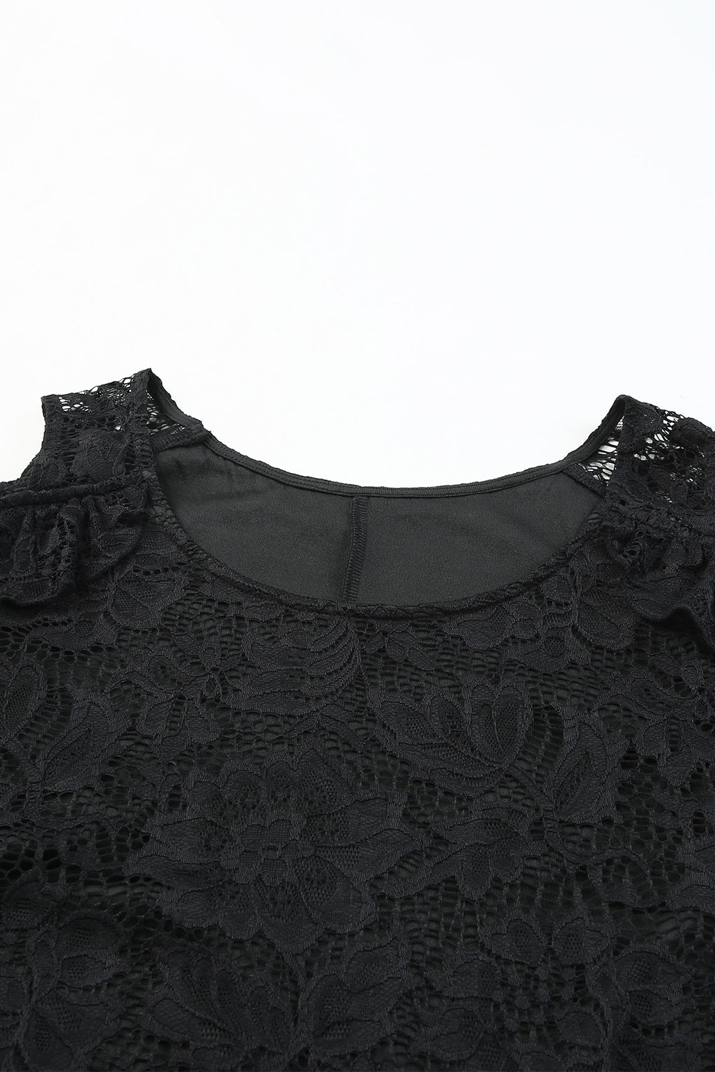 Black Cold Shoulder Lace Plus Size Dress Plus Size Dresses JT's Designer Fashion