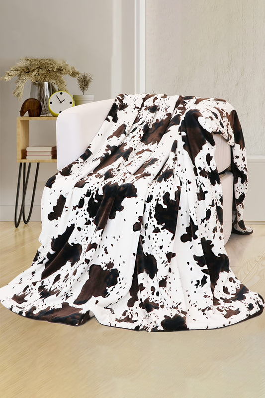 Multicolour Cow Spots Plush Blanket 150*200cm Other Accessories JT's Designer Fashion