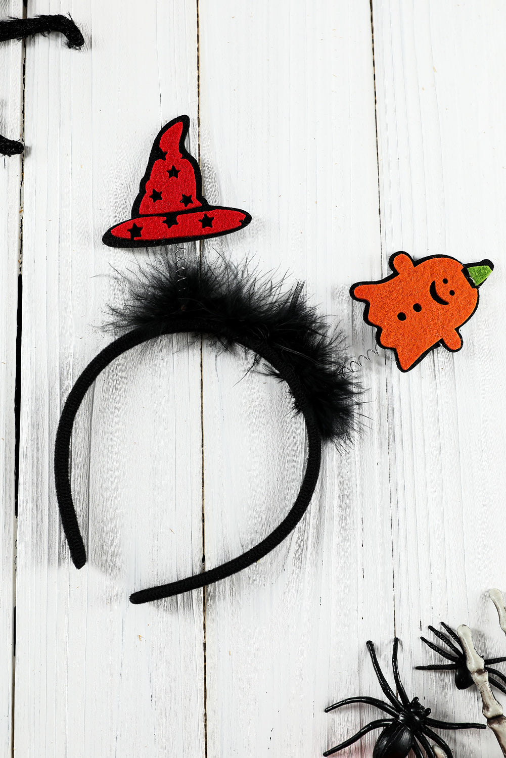 Halloween Witch Hat Plush Decor Hairband Headwear JT's Designer Fashion