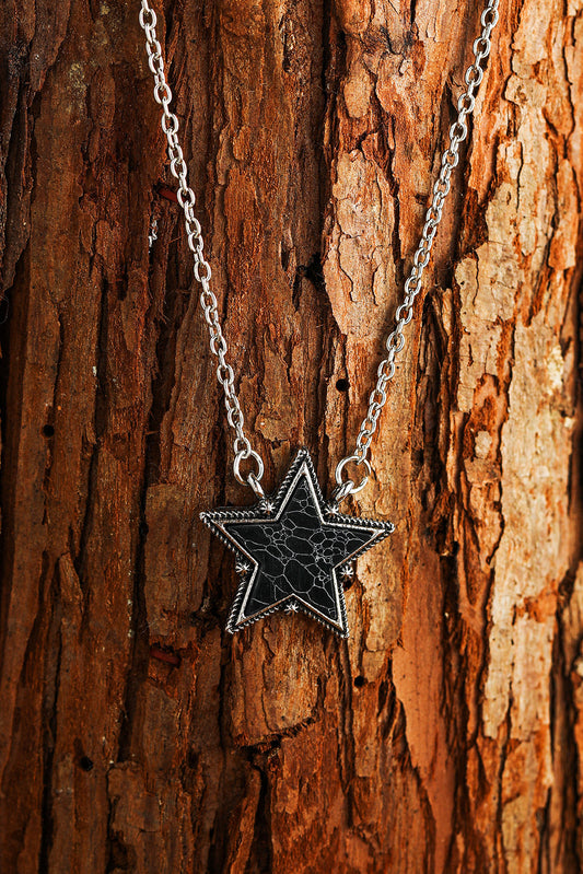 Black Star Pendant Necklace Jewelry JT's Designer Fashion