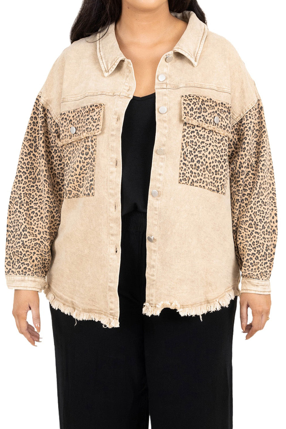 Apricot make-this-moment-last-jacket-taupe Denim jackets JT's Designer Fashion